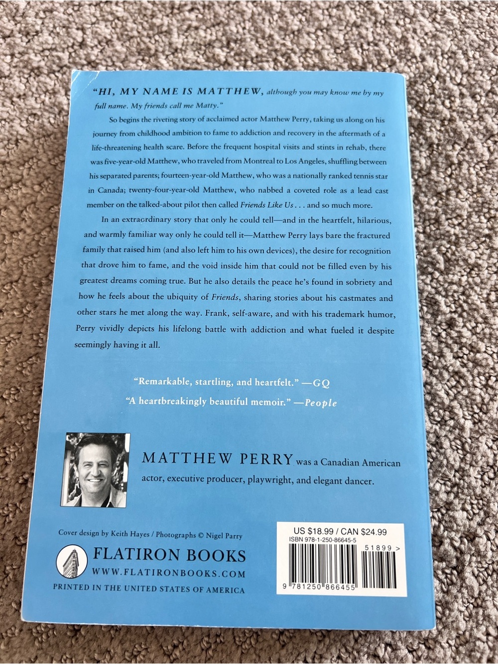 Mathew Perry Paperback - Picture 2 of 3